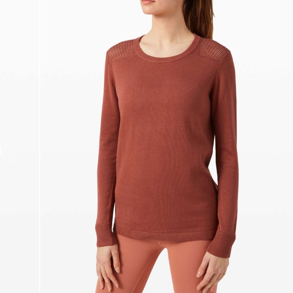 Lululemon Back To Balance Long Sleeve Sweater